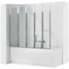 Obrazek Parawan wannowy Idea 120x140 chrom