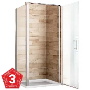 Obrazek Kabina prysznicowa Atena 80x80x190 czyste-chrom