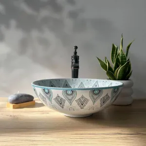 Obrazek Umywalka nablatowa Mandala Rea-U7502