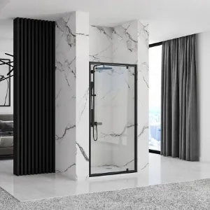 Obrazek Drzwi prysznicowe Rapid Swing 70x195 black Rea K6407