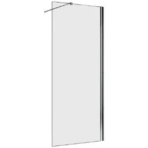 Ścianka Walk-In Soft 90x195 chrom