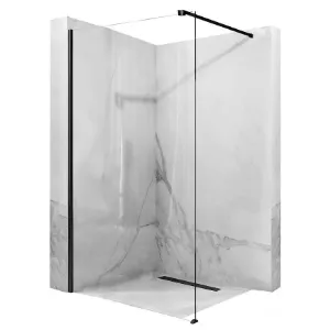 Ścianka Walk-in Aero Rea K6599 120x195 black