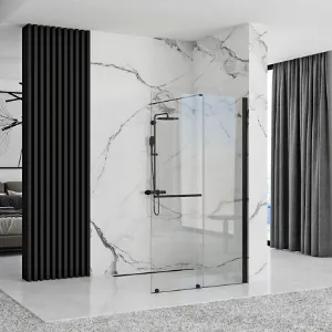 Obrazek Ścianka Walk-in Cortis Rea K7740 100x200 black