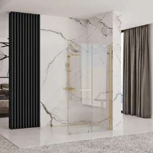 Obrazek Ścianka Walk-in Cortis Rea K8485 120x200 gold