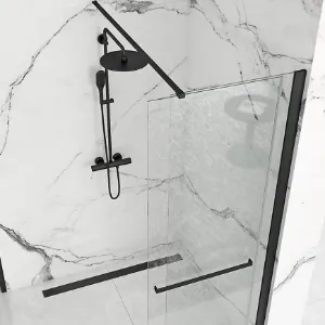 Obrazek Ścianka Walk-in Cortis Rea K8880 120x200 black