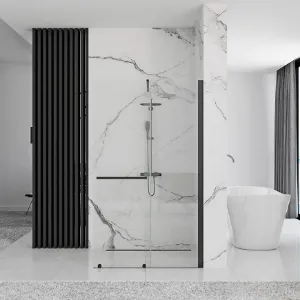 Obrazek Ścianka Walk-in Cortis Rea K8880 120x200 black