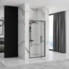 Obrazek Drzwi prysznicowe Rapid Swing 100x195 black Rea K6410