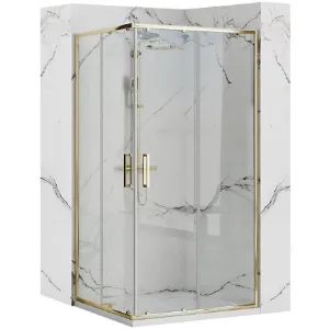 Obrazek Kabina prysznicowa Punto Gold 80x100 Rea-K6442