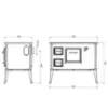 Obrazek Kuchnia TYP127-Rustika Westminster 6 kW prawa