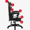 Obrazek Fotel Gamingowy Huzaro Force 3.7 Grey