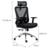 Obrazek Fotel Ergobit Lux czarny