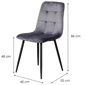 Obrazek Zestaw Stół I Krzesła Fred 1+4 120x80 Artisan/Biały