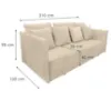 Obrazek Sofa Aspen Cloud 03 Beż