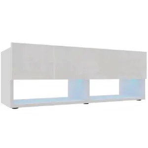 Szafka RTV Izumi 105 WH biały mat/połysk