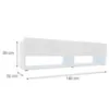 Obrazek Szafka RTV Izumi 140 WH biały mat/połysk