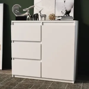 Obrazek Komoda Merg 3S1F biały
