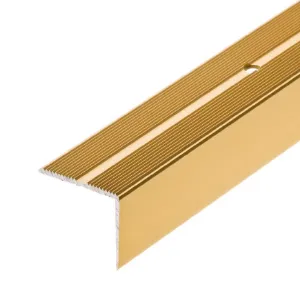 Listwa schodowa z ryflem LSSR 42X22 1,0m złoty