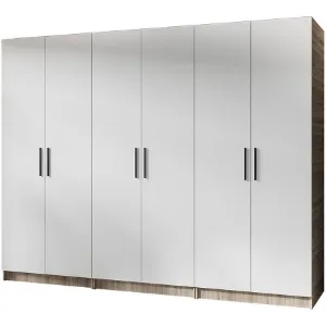 Szafa X3 Gold 2d Dąb Sonoma/Biały