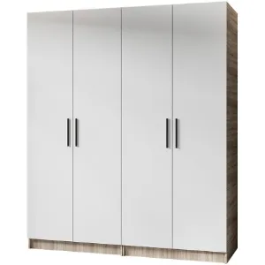 Szafa X2 Gold 2d Dąb Sonoma/Biały