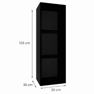 Obrazek Szafka wisząca Izumi-12-BL czarny mat