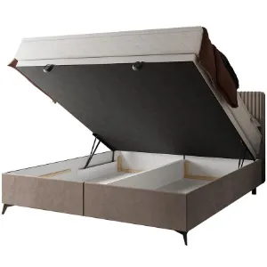 Obrazek Łóżko Wave z topperem 140x200 Manila 21/Tilia 17
