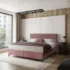 Obrazek Łóżko Wave z topperem 140x200 Manila 29/Tilia 62