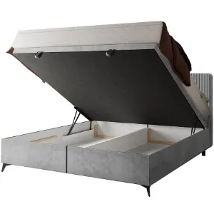 Obrazek Łóżko Wave z topperem 140x200 Manila 15/Tilia 86