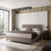 Obrazek Łóżko Wave z topperem 160x200 Manila 21/Tilia 17