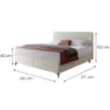 Obrazek Łóżko Wave z topperem 160x200 Manila 01/Tilia 03