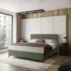 Obrazek Łóżko Wave z topperem 160x200 Manila 34/Tilia 37