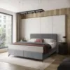 Obrazek Łóżko Wave z topperem 180x200 Manila 16/Tilia 90