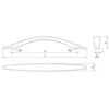 Obrazek Uchwyt meblowy A008-128-US26 Satyna