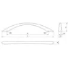 Obrazek Uchwyt meblowy A020-96-UP82 Chrom