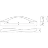 Obrazek Uchwyt meblowy A032-96-UN83 Satyna