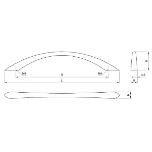Obrazek Uchwyt meblowy A020-128 Chrom