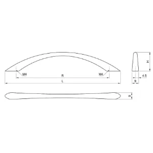 Obrazek Uchwyt meblowy A020-128 Satyna