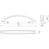 Obrazek Uchwyt meblowy A026-96 Chrom