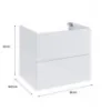 Obrazek Szafka Merkado 60 2S White
