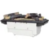 Obrazek Kominek elektryczny Tecero Cassette 400/600 biały połysk