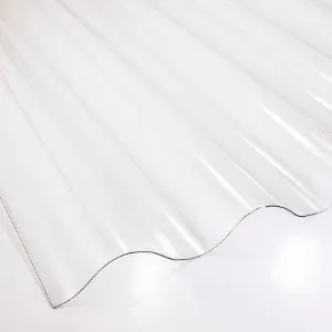 Płyta PC 900 x 2000 x 0,5 mm fala bezbarwna odporna na gradobicie