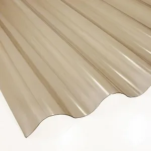 Płyta PC 900 x 2000 x 0,5 mm fala dymna odporna na gradobicie