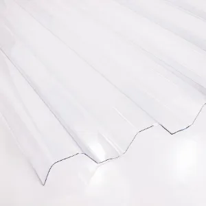 Płyta PC 900 x 2000 x 0,5 mm trapez bezbarwna odporna na gradobicie
