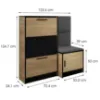Obrazek Szafka Na Buty Kpl Foli Craft + Szary (ITAKA 50)
