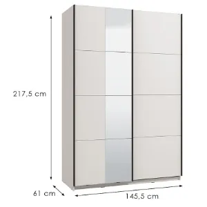 Obrazek Szafa Gard 150  biała 11013481