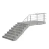 Obrazek Słupek balustrady do montażu bocznego Ø42,4x1170mm