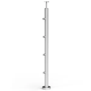 Słupek balustrady do montażu posadzkowego Ø42,4x970mm