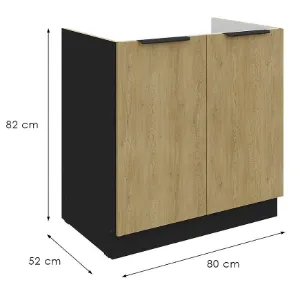 Obrazek Szafka Kuchenna Cremona Bl 80zl 2f Bb