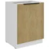 Obrazek Szafka Kuchenna Cremona Wh 60d 1f Bb