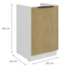 Obrazek Szafka Kuchenna Cremona Wh 50zl 1f Bb
