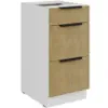 Obrazek Szafka Kuchenna Cremona Wh 40d 3s Bb
